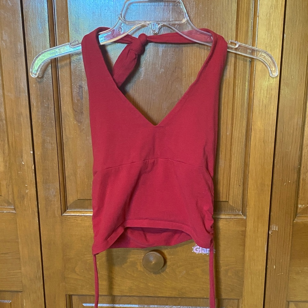 Red Hollister Halter